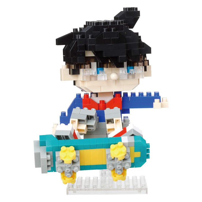 KAWADA Cn-32 Nanoblock Charanano Conan Edogawa Skateboard Ver.- Japan Figure Store - #1 Bring To You The Best Japanese Goods