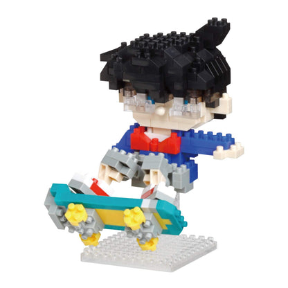 KAWADA Cn-32 Nanoblock Charanano Conan Edogawa Skateboard Ver.- Japan Figure Store - #1 Bring To You The Best Japanese Goods