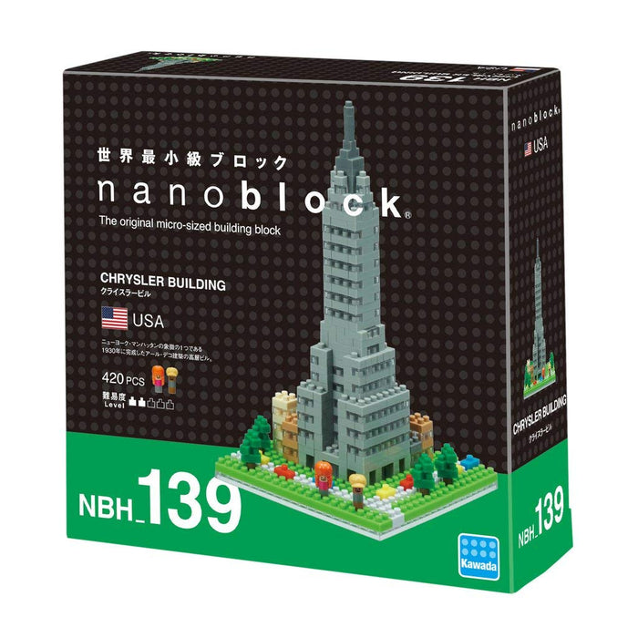 KAWADA Nbh-139 Nanoblock Chrysler Building- Japan Figure Store - #1 Bring To You The Best Japanese Goods
