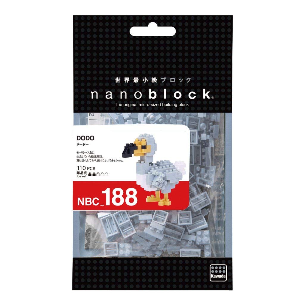 KAWADA Nbc-188 Nanoblock Dodo- Japan Figure Store - #1 Bring To You The Best Japanese Goods