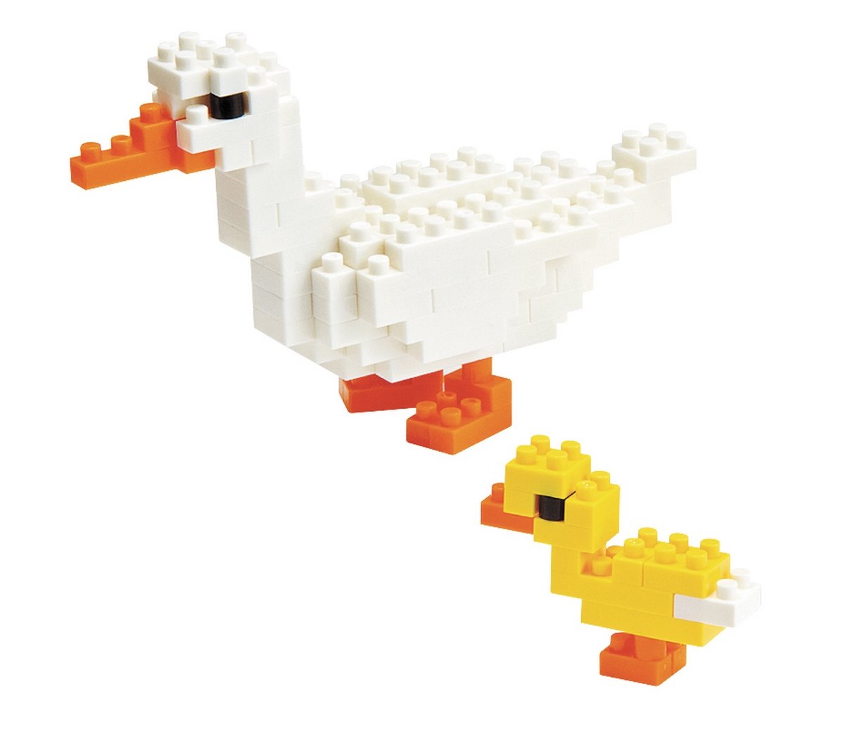 KAWADA Nbc-021 Nanoblock Duck- Japan Figure Store - #1 Bring To You The Best Japanese Goods