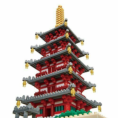 Nanoblock Five-storied Pangoda Deluxe Edition Nb031- Japan Figure Store - #1 Bring To You The Best Japanese Goods