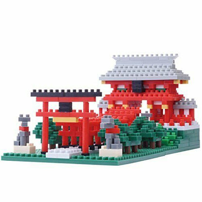 Nanoblock Inari Shrine Edo Type Nbh-108- Japan Figure Store - #1 Bring To You The Best Japanese Goods