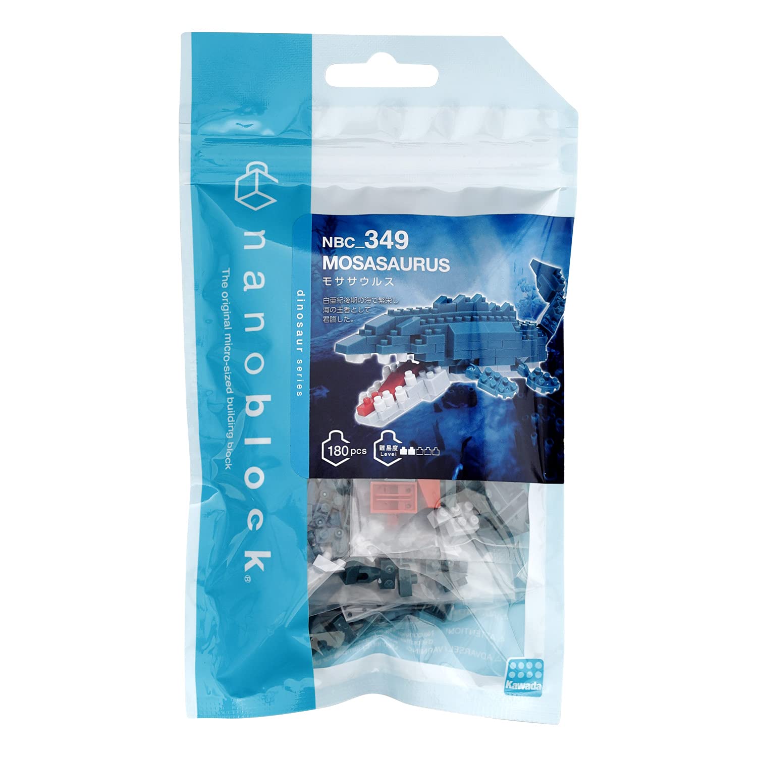 KAWADA Nbc-349 Nanoblock Mosasaurus- Japan Figure Store - #1 Bring To You The Best Japanese Goods