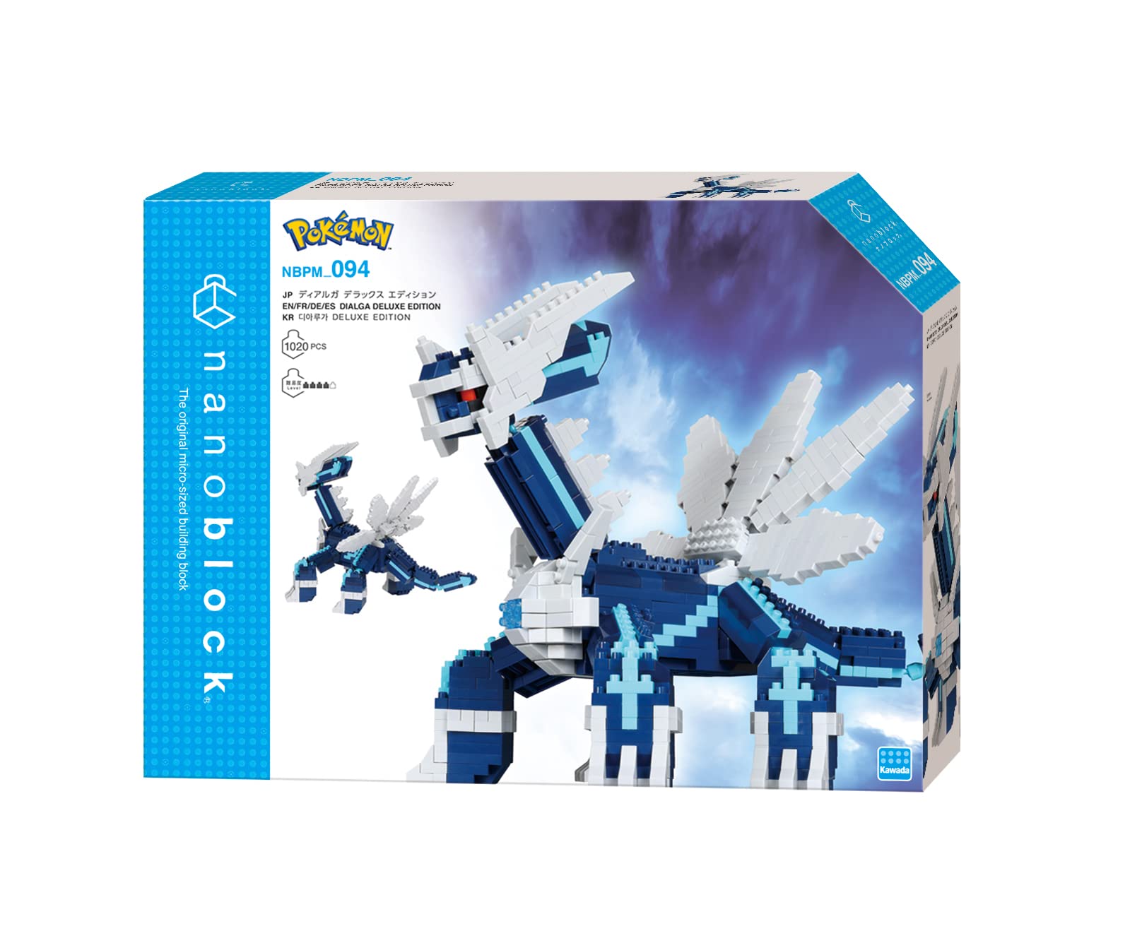 Nanoblock Pokemon Dialga Deluxe Edition Nbpm_094- Japan Figure Store - #1 Bring To You The Best Japanese Goods