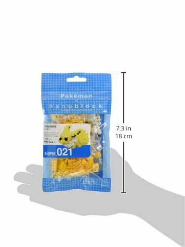 Nanoblock Pokemon Jolteon Nbpm021- Japan Figure Store - #1 Bring To You The Best Japanese Goods