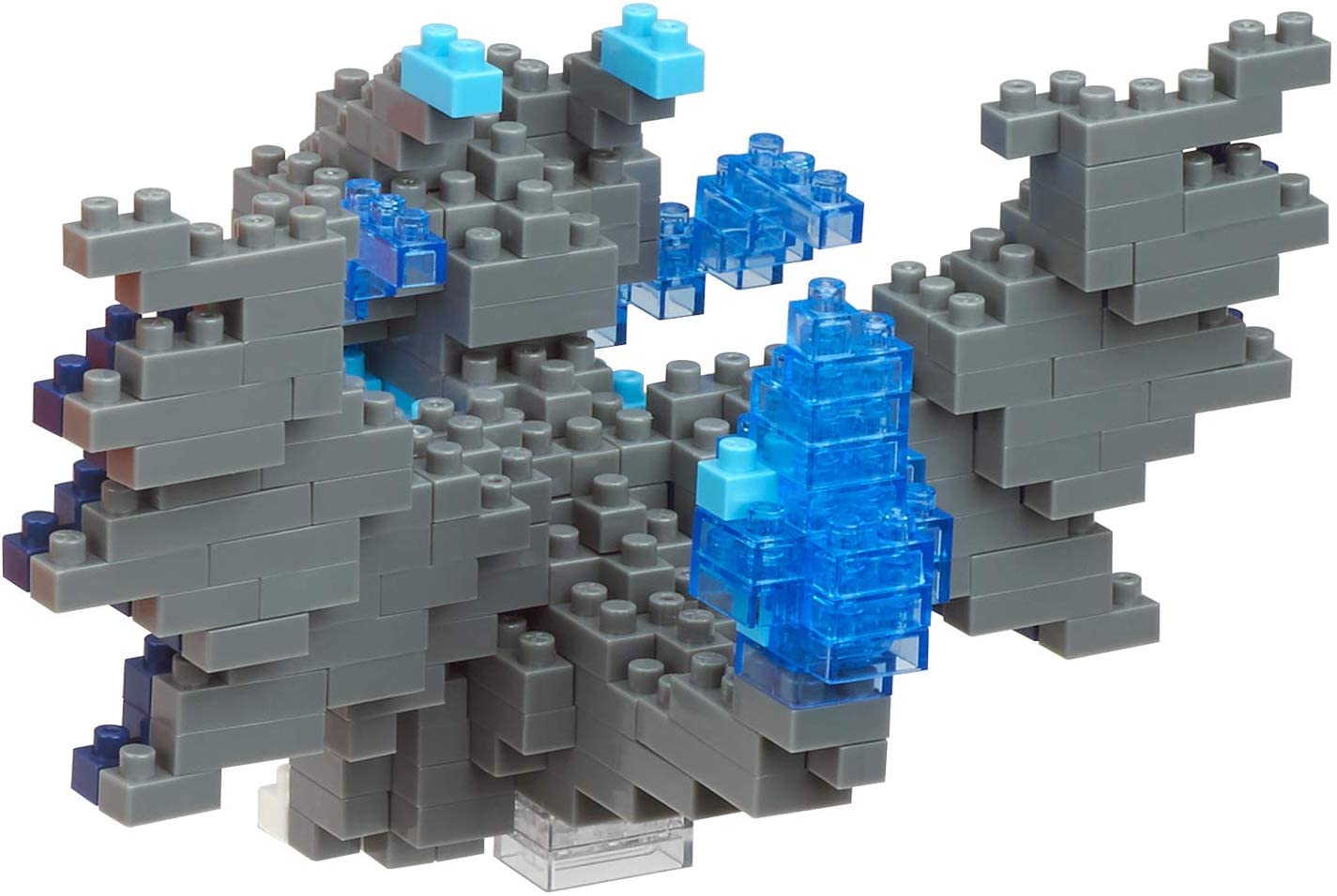 Kawada Nanoblock Pokemon Mega Lizardon X Nbpm_057 Japanese Toy Building Block- Japan Figure Store - #1 Bring To You The Best Japanese Goods