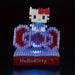 KAWADA Nbh-078 Nanoblock Led Sanrio Hello Kitty And Big Ribbon- Japan Figure Store - #1 Bring To You The Best Japanese Goods