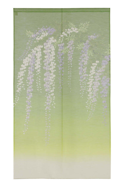 Narumikk Japanese Style Noren Wisteria 150Cm Length Tokyo Japan 17-549- Japan Figure Store - #1 Bring To You The Best Japanese Goods