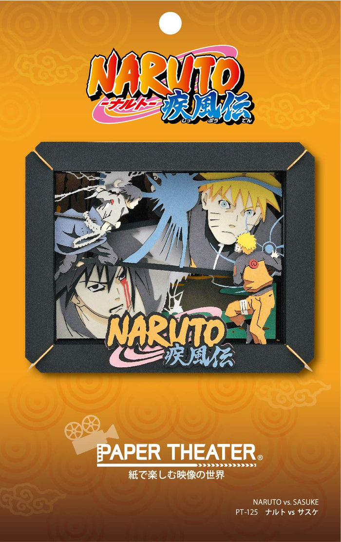 ENSKY Paper Theater Pt-125 Naruto Naruto Vs Sasuke- Japan Figure Store - #1 Bring To You The Best Japanese Goods
