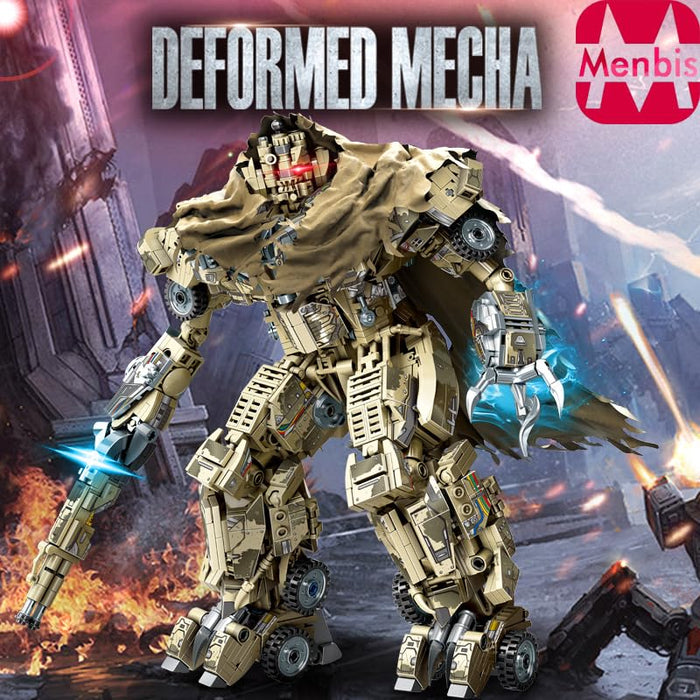 Narwhals Menbis Transformer 1457-Piece Megaligator Block Kit Megatron Battle Form- Japan Figure Store - #1 Bring To You The Best Japanese Goods