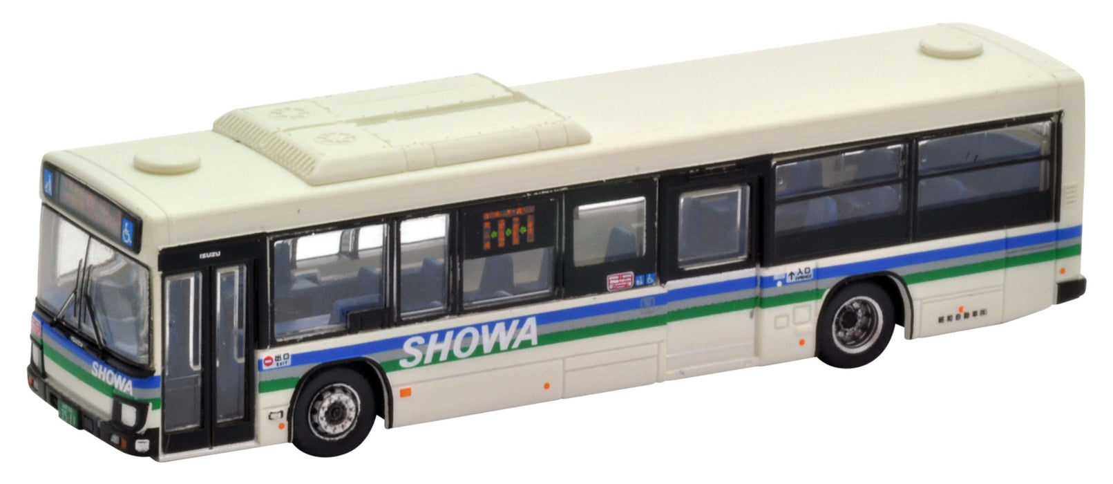 Tomytec National Bus Collection Isuzu Elga Non-Step Showa Bus Limited Edition Diorama Supplies- Japan Figure Store - #1 Bring To You The Best Japanese Goods