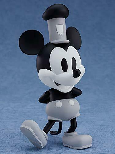 Nendoroid 1010a Steamboat Willie Mickey Mouse: 1928 Ver. Black & White Figure- Japan Figure Store - #1 Bring To You The Best Japanese Goods