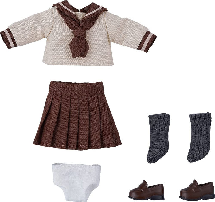 Good Smile Company Beige Long Sleeve Sailor Uniform Nendoroid Doll Outfit Set- Japan Figure Store - #1 Bring To You The Best Japanese Goods