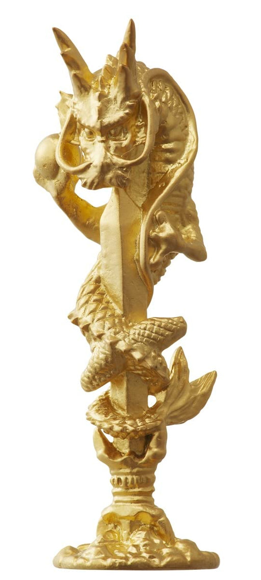 Kiyoshi Tsuda 24K Gold Plated Kurikara Ryuo by Japan Reimeisha Pure Silver- Japan Figure Store - #1 Bring To You The Best Japanese Goods