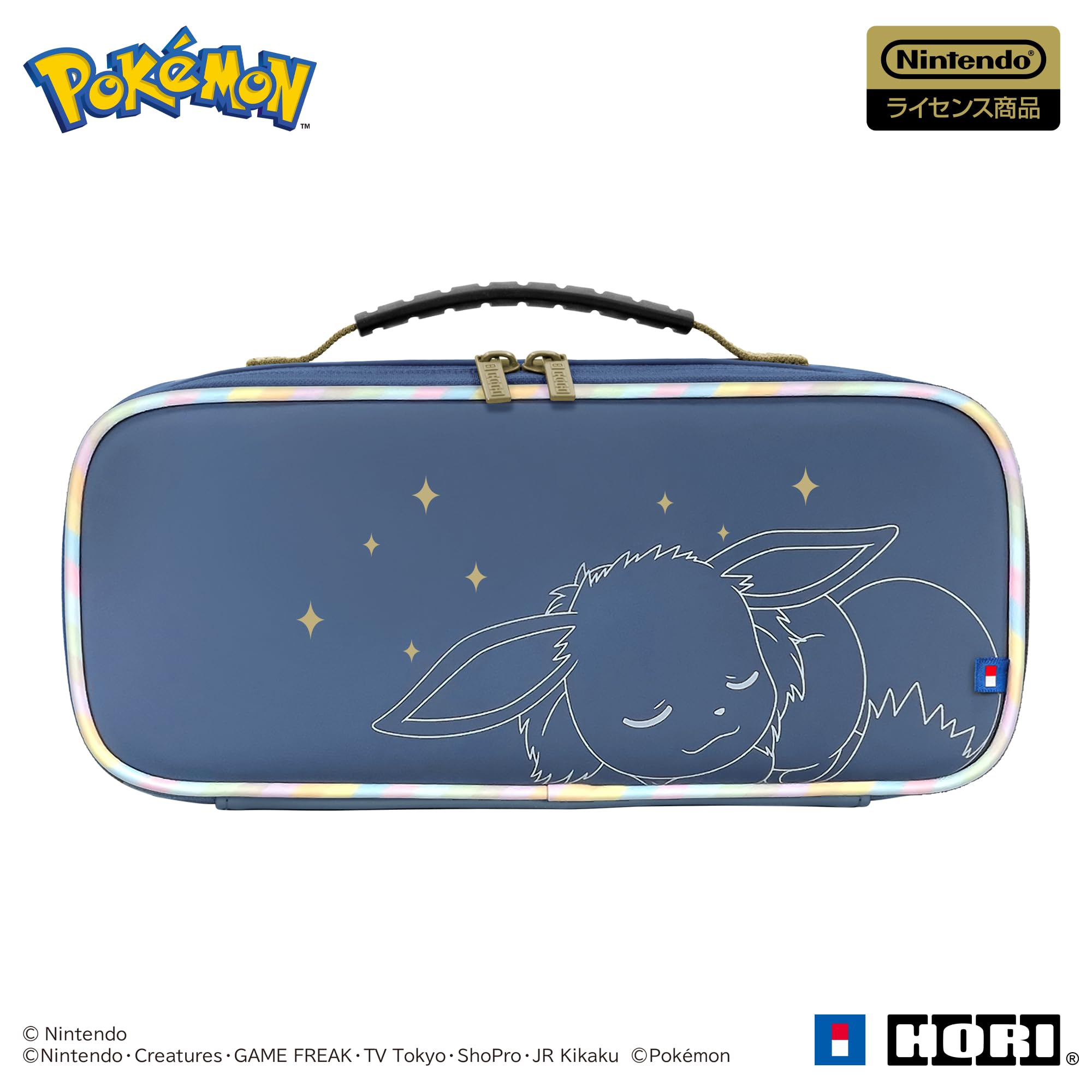 Nintendo Switch Hori Pokemon Medium Pouch: Eevee & Friends- Japan Figure Store - #1 Bring To You The Best Japanese Goods