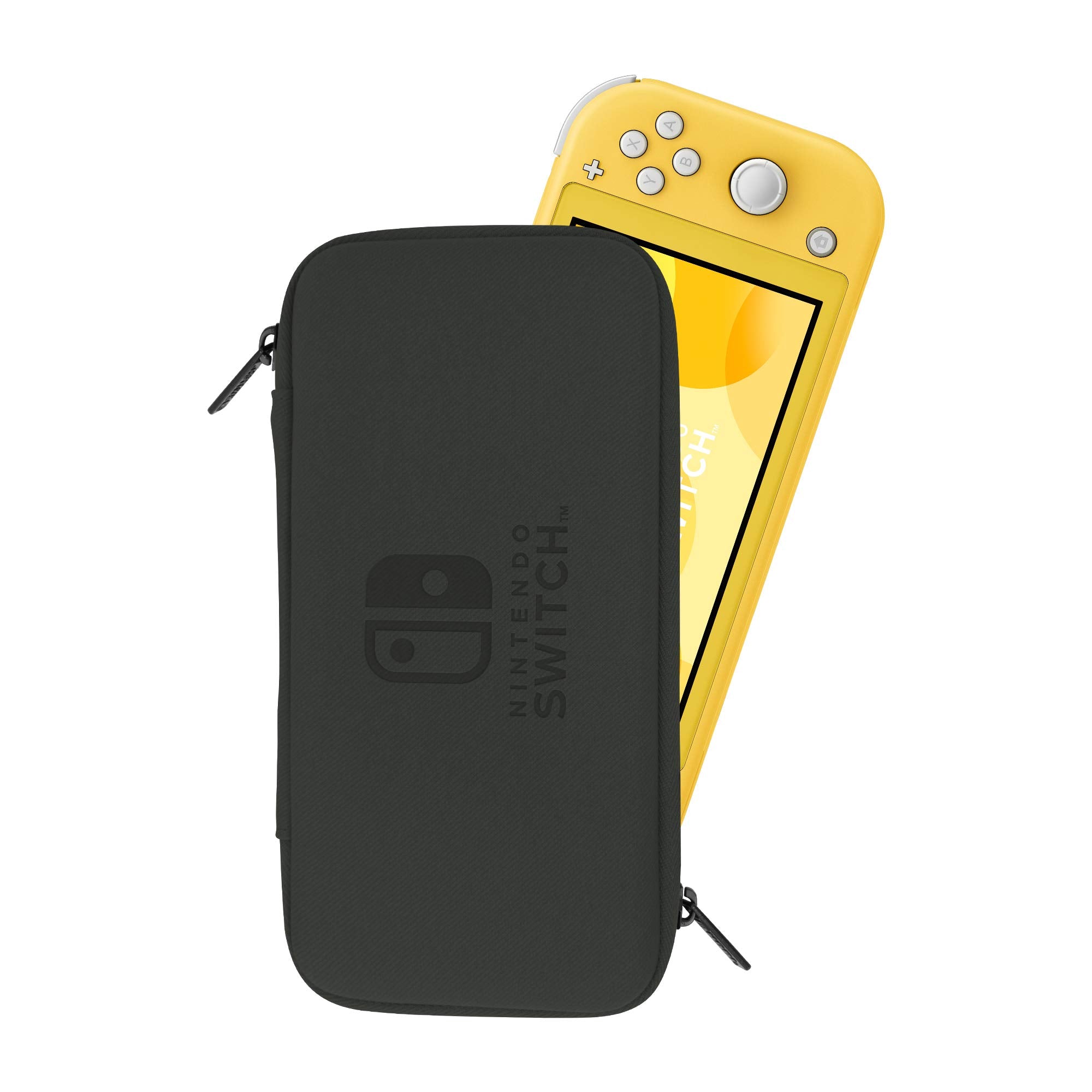 HORI Slim Hard Pouch For Nintendo Switch Lite Black- Japan Figure Store - #1 Bring To You The Best Japanese Goods
