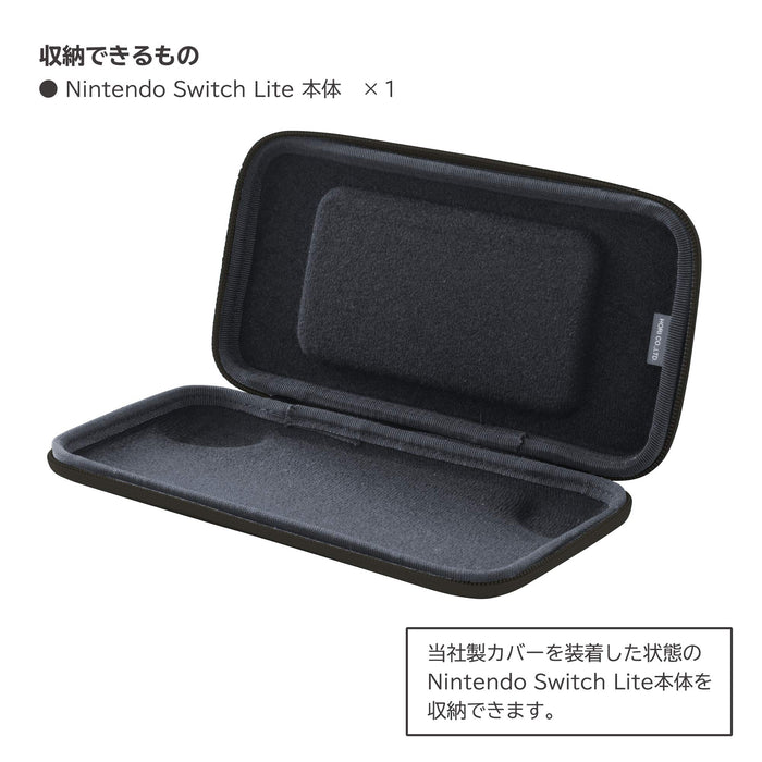 HORI Slim Hard Pouch For Nintendo Switch Lite Black- Japan Figure Store - #1 Bring To You The Best Japanese Goods