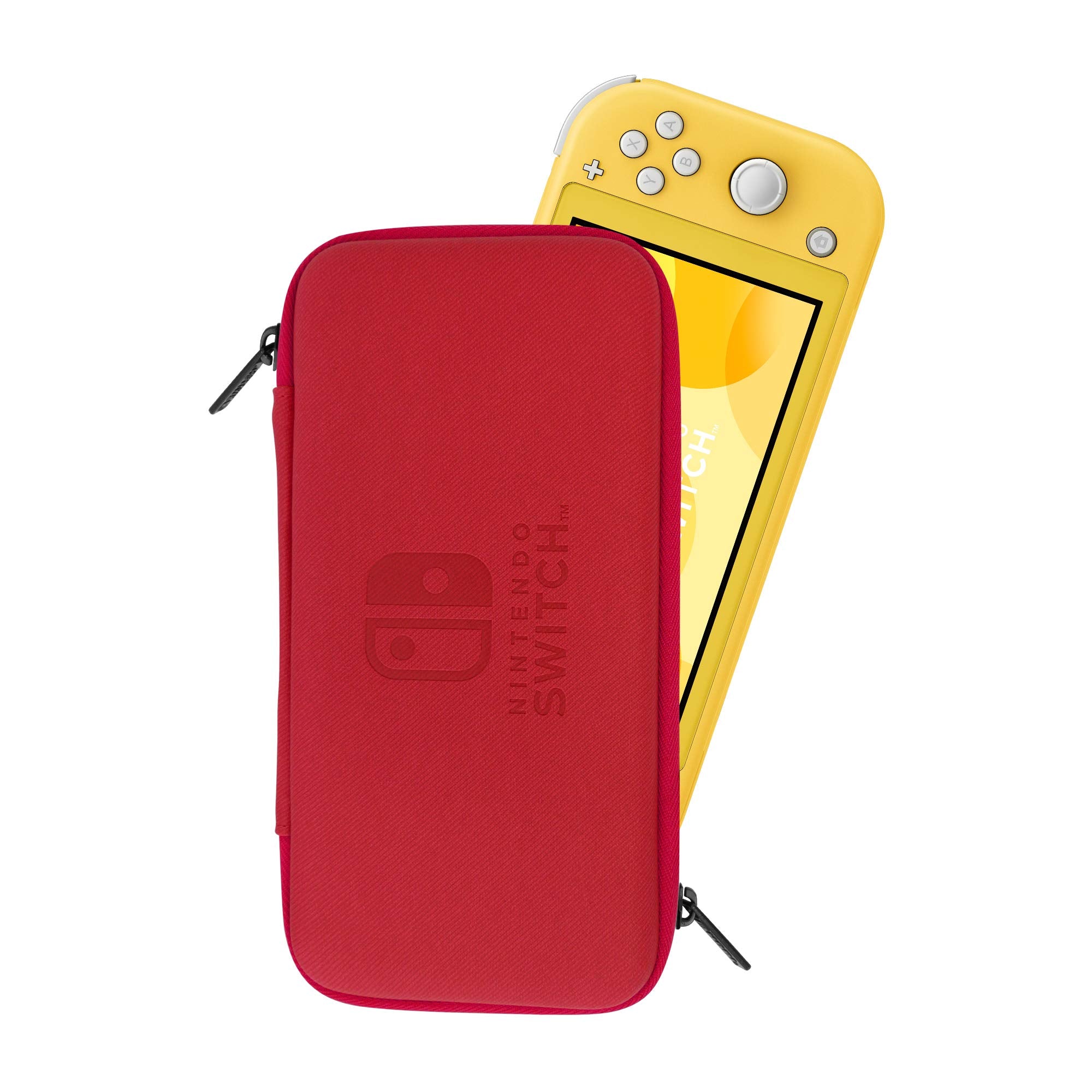 HORI Slim Hard Pouch For Nintendo Switch Lite Red- Japan Figure Store - #1 Bring To You The Best Japanese Goods