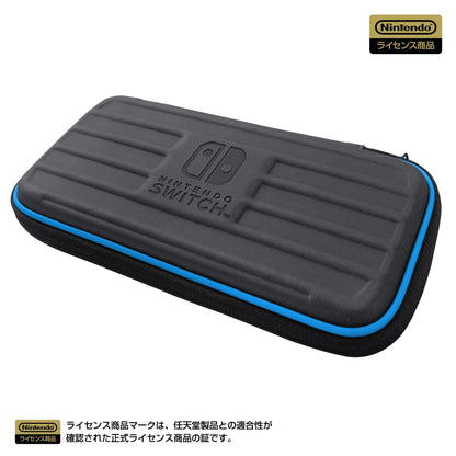HORI Hard Pouch For Nintendo Switch Lite Black X Blue- Japan Figure Store - #1 Bring To You The Best Japanese Goods