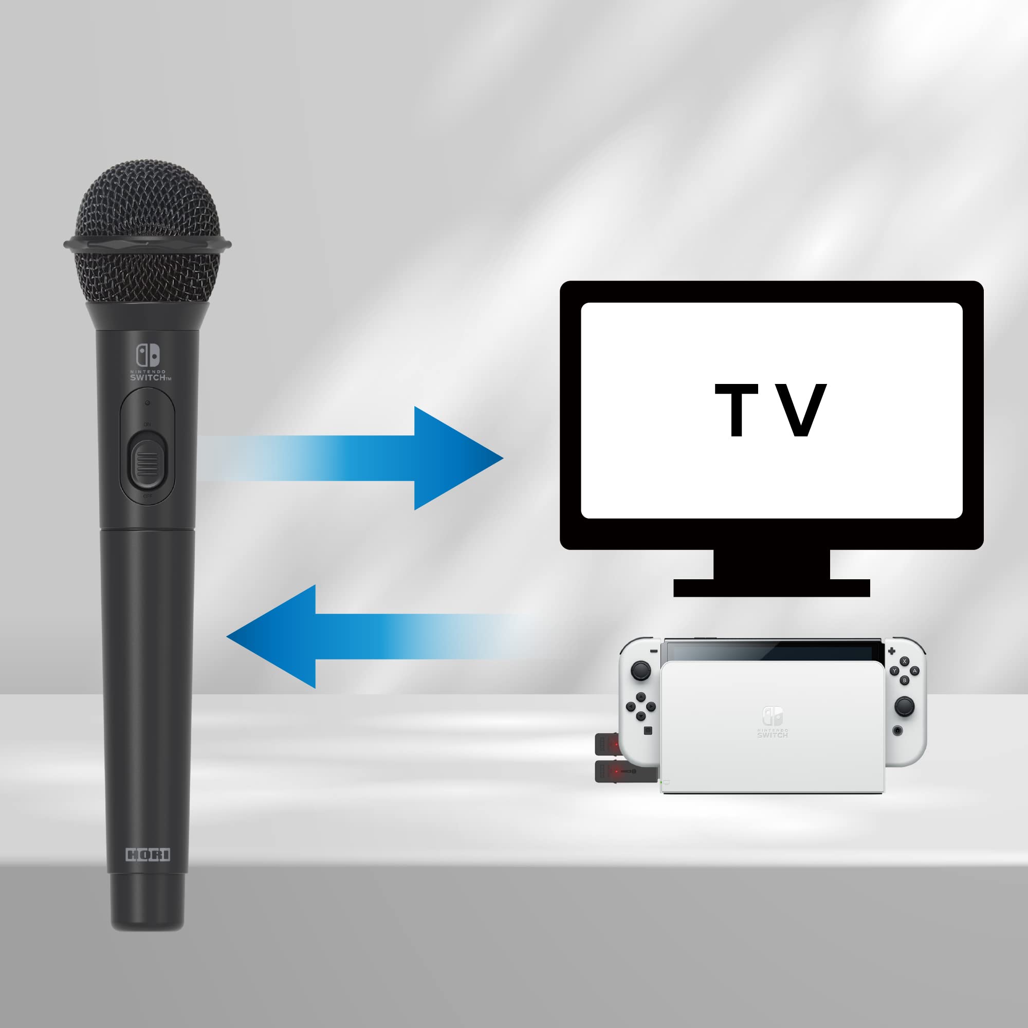 [Nintendo Licensed Product] Wireless Karaoke Microphone For Nintendo Switch [Karaoke Joysound Compatible]- Japan Figure Store - #1 Bring To You The Best Japanese Goods