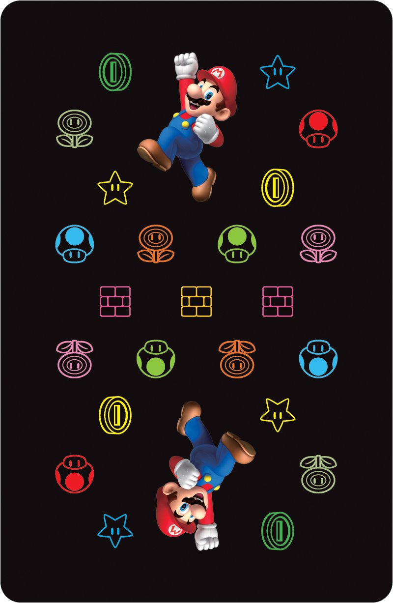 NINTENDO Mario Playing Cards Nap-03 Neon- Japan Figure Store - #1 Bring To You The Best Japanese Goods