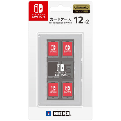 HORI Game Card Case 12+2 White For Nintendo Switch- Japan Figure Store - #1 Bring To You The Best Japanese Goods