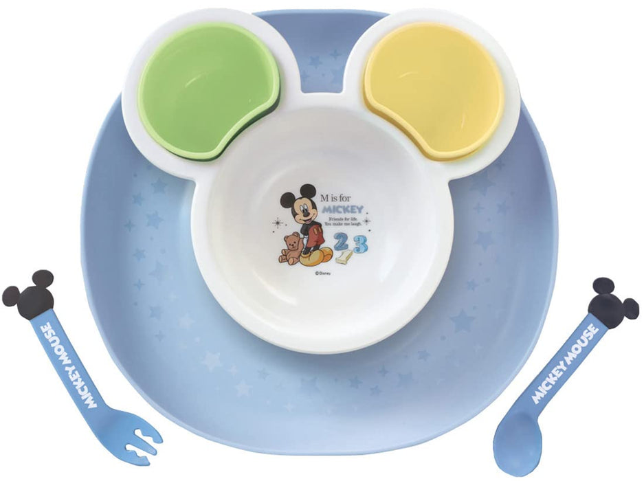 Kam Kasei Japan Nishiki Kasei Baby Tableware Spill Catch Plate Mickey Mouse- Japan Figure Store - #1 Bring To You The Best Japanese Goods