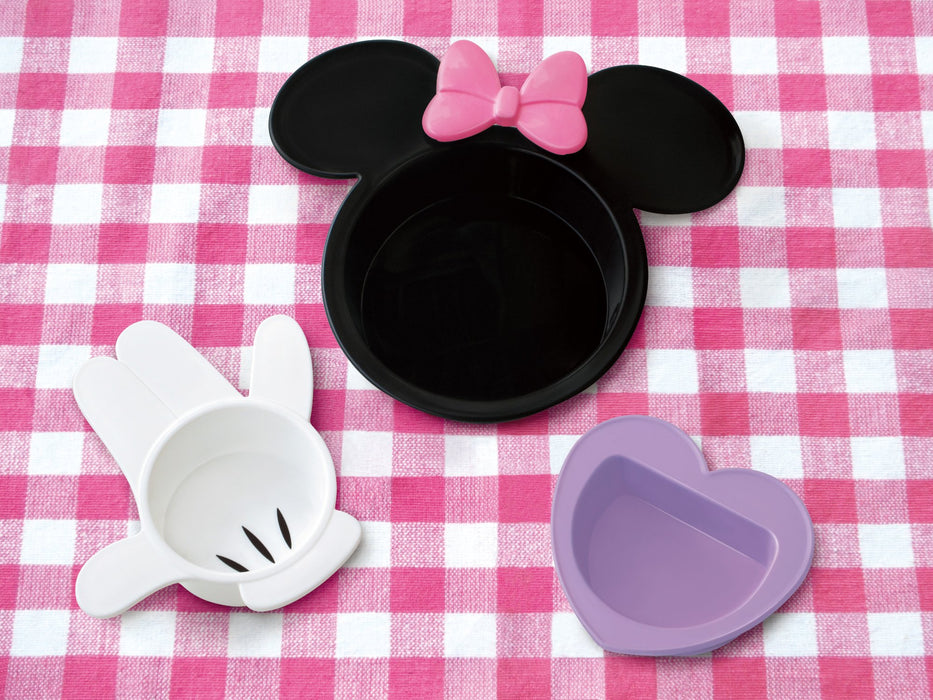 Kam Kasei Nishiki Japan Disney Minnie Mouse Icon Lunch Plate- Japan Figure Store - #1 Bring To You The Best Japanese Goods