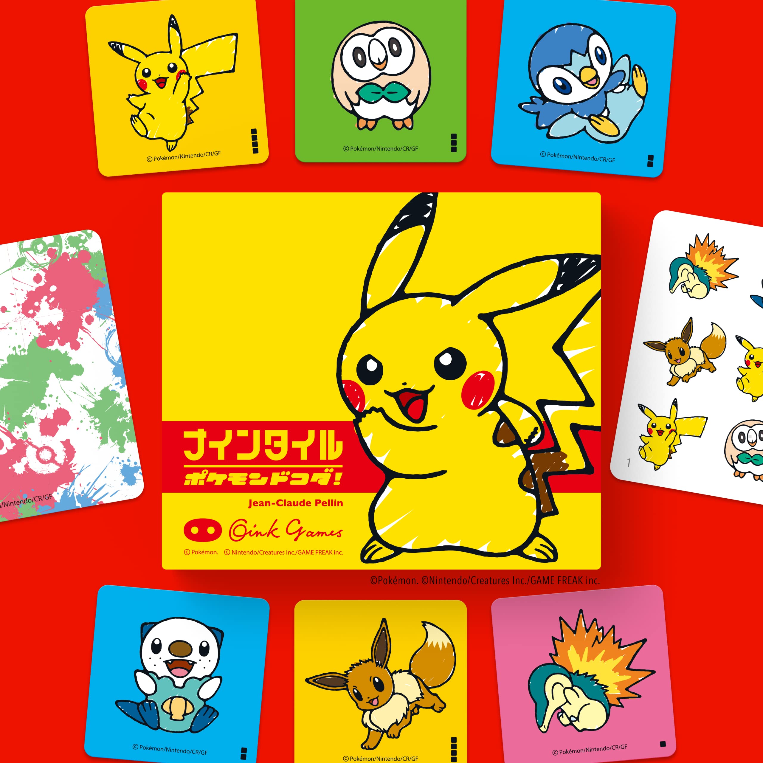 Oink Games Pokemon Dokoda Board Game 2-4 Players- Japan Figure Store - #1 Bring To You The Best Japanese Goods