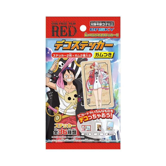 ENSKY One Piece Fil Red: Deco Sticker Collection 20Pcs Box- Japan Figure Store - #1 Bring To You The Best Japanese Goods