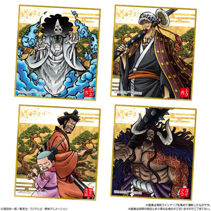 BANDAI CANDY - One Piece Shikishi Art -Wano Country- 10Pack Box - Candy Toy- Japan Figure Store - #1 Bring To You The Best Japanese Goods