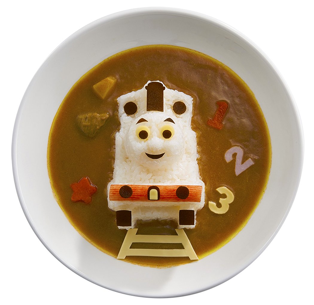 Osk Japan Deco Curry Rice Shaped Thomas The Tank Engine Easy Enjoy W/ Parts Cut Out Ls-7- Japan Figure Store - #1 Bring To You The Best Japanese Goods
