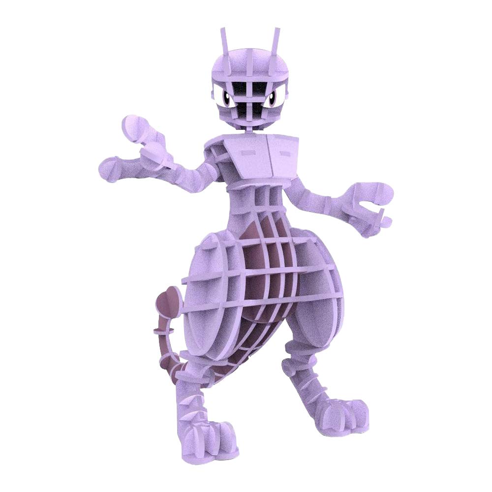 A-ZONE Paper Art Si-Gu-Mi Plus Pokemon Mewtwo- Japan Figure Store - #1 Bring To You The Best Japanese Goods