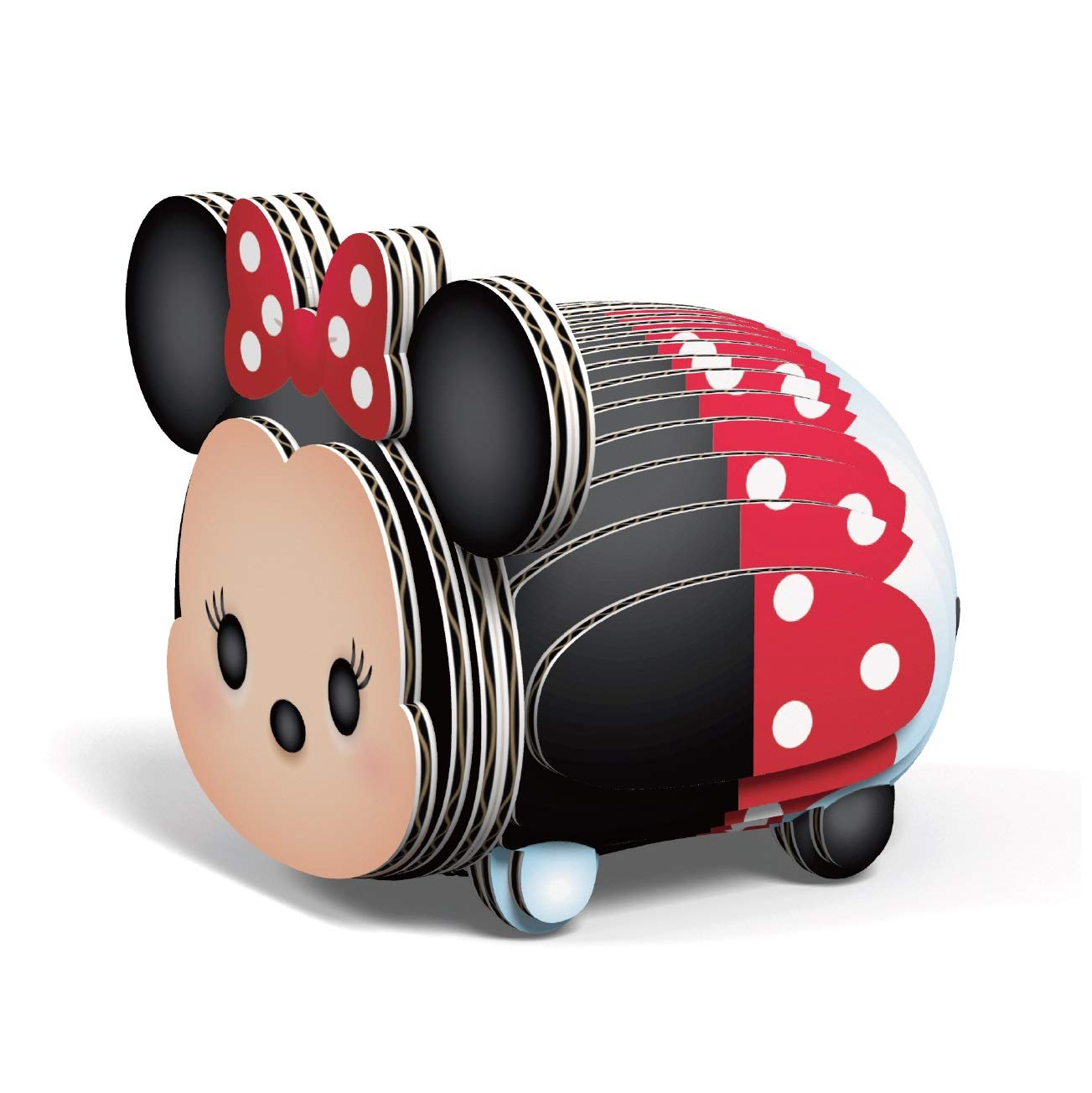 A-ZONE Eugy Disney Tsum Tsum Minnie Mouse 3D Cardboard Model Kit- Japan Figure Store - #1 Bring To You The Best Japanese Goods