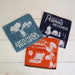 Peanuts Snoopy Towel Handkerchief Records (Orange)- Japan Figure Store - #1 Bring To You The Best Japanese Goods