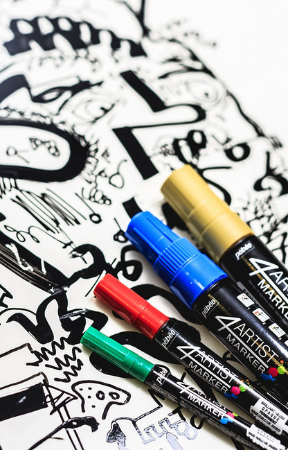 GAIANOTES Gpm00552 Opaque 4 Artist Marker 2Mm Gold Hobby Tools- Japan Figure Store - #1 Bring To You The Best Japanese Goods