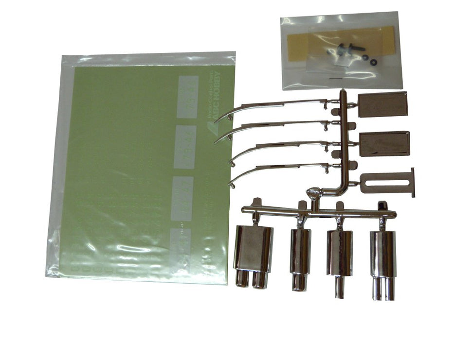 ABC HOBBY RC 66220 Illuminated Japanese License Plate Chrome Plated- Japan Figure Store - #1 Bring To You The Best Japanese Goods