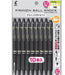 Friction Ball Knock Gel Ink Ballpoint Pen Set Of 10 (0.7Mm Black) - Japan P-Lfbk-230F10B- Japan Figure Store - #1 Bring To You The Best Japanese Goods