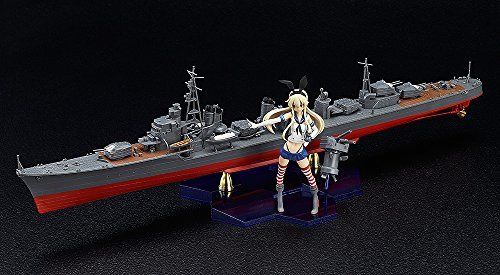 Plamax Kc-01 1/350 Destroyer X 1/20 Kanmusu Shimakaze Model Kit Max Factory- Japan Figure Store - #1 Bring To You The Best Japanese Goods