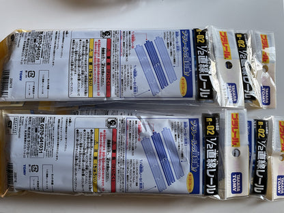 Takara Tomy Plarail 6-Piece Half Straight Rail R-02 Set- Japan Figure Store - #1 Bring To You The Best Japanese Goods