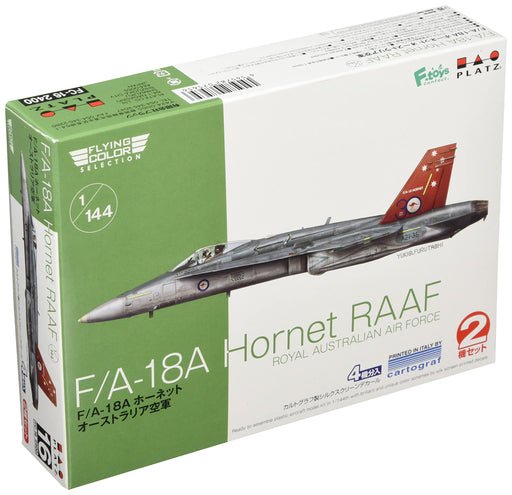 PLATZ 1/144 F/A-18A Hornet Royal Australian Air Force Set Of 2 Plastic Model Kit- Japan Figure Store - #1 Bring To You The Best Japanese Goods