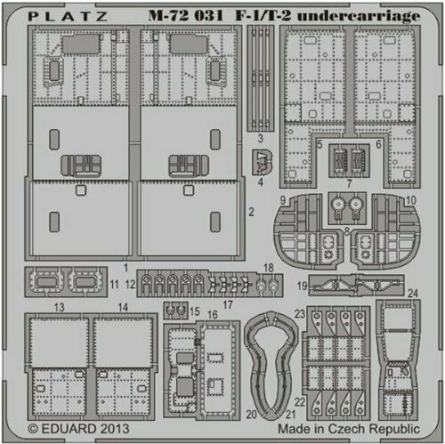 Platz Detail Up Etching Parts For Jasdf F-1 For Landing Gear Plastic Model - Japan Figure