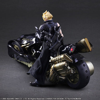 Play Arts Kai Final Fantasy Vii Advent Children Cloud Strife Fenrir Pvc Painted Action Figure- Japan Figure Store - #1 Bring To You The Best Japanese Goods