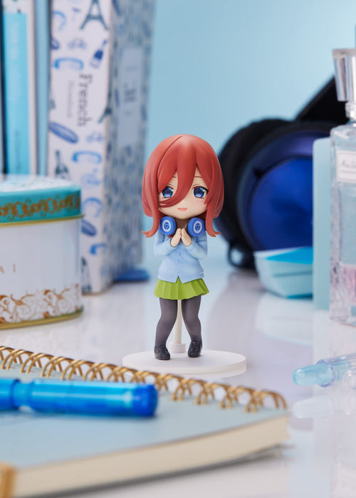 Plumpmoa The Quintessential Quintuplets ∬ Mini Figure Miku Nakano Height Approx. 70Mm Non-Scale Pvc Pre-Painted Complete Figure- Japan Figure Store - #1 Bring To You The Best Japanese Goods