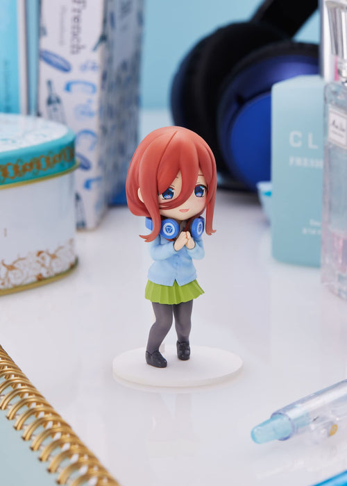 Plumpmoa The Quintessential Quintuplets ∬ Mini Figure Miku Nakano Height Approx. 70Mm Non-Scale Pvc Pre-Painted Complete Figure- Japan Figure Store - #1 Bring To You The Best Japanese Goods
