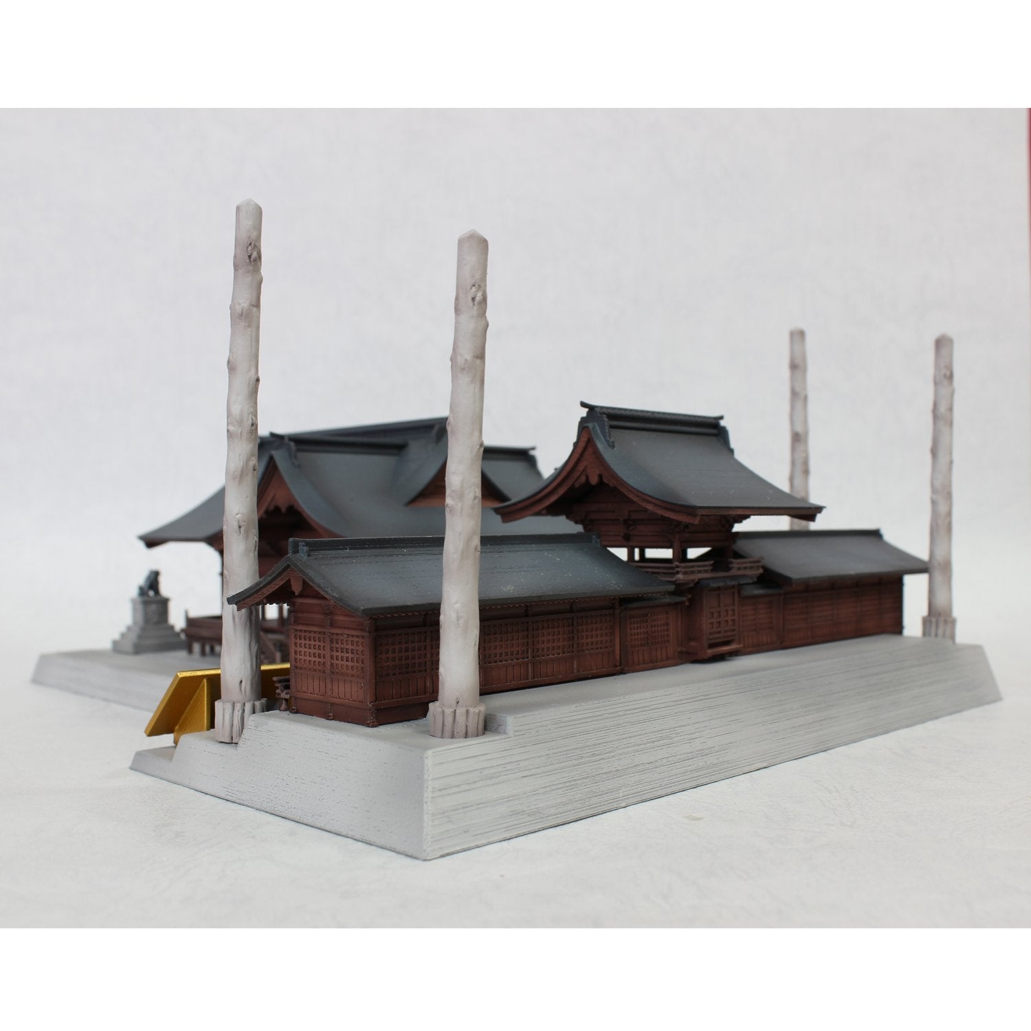 PLUM 1/150 Plastic Kit Pp037 Suwa Taisha Shrine Akimiya In Nagano N Scale- Japan Figure Store - #1 Bring To You The Best Japanese Goods