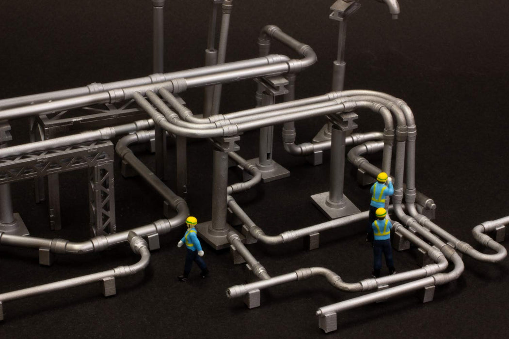 PLUM Plastic Kit Industrial Area G Pp094 Piping Set 2 Non-Scale- Japan Figure Store - #1 Bring To You The Best Japanese Goods