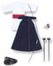 AZONE Pnm104-Nvy 1/6 Pure Neemo M Kyudo Uniform Set White & Navy- Japan Figure Store - #1 Bring To You The Best Japanese Goods