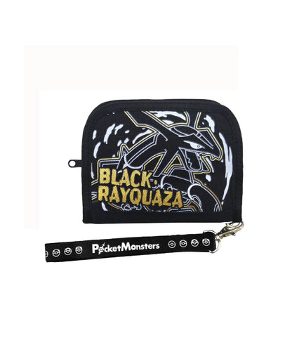 Sun Art Pokemon Black Rayquaza Round Wallet PM 4172 BK- Japan Figure Store - #1 Bring To You The Best Japanese Goods